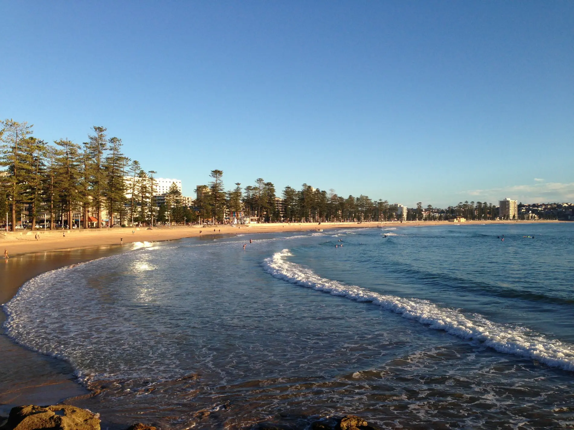 Manly Beach shoreline